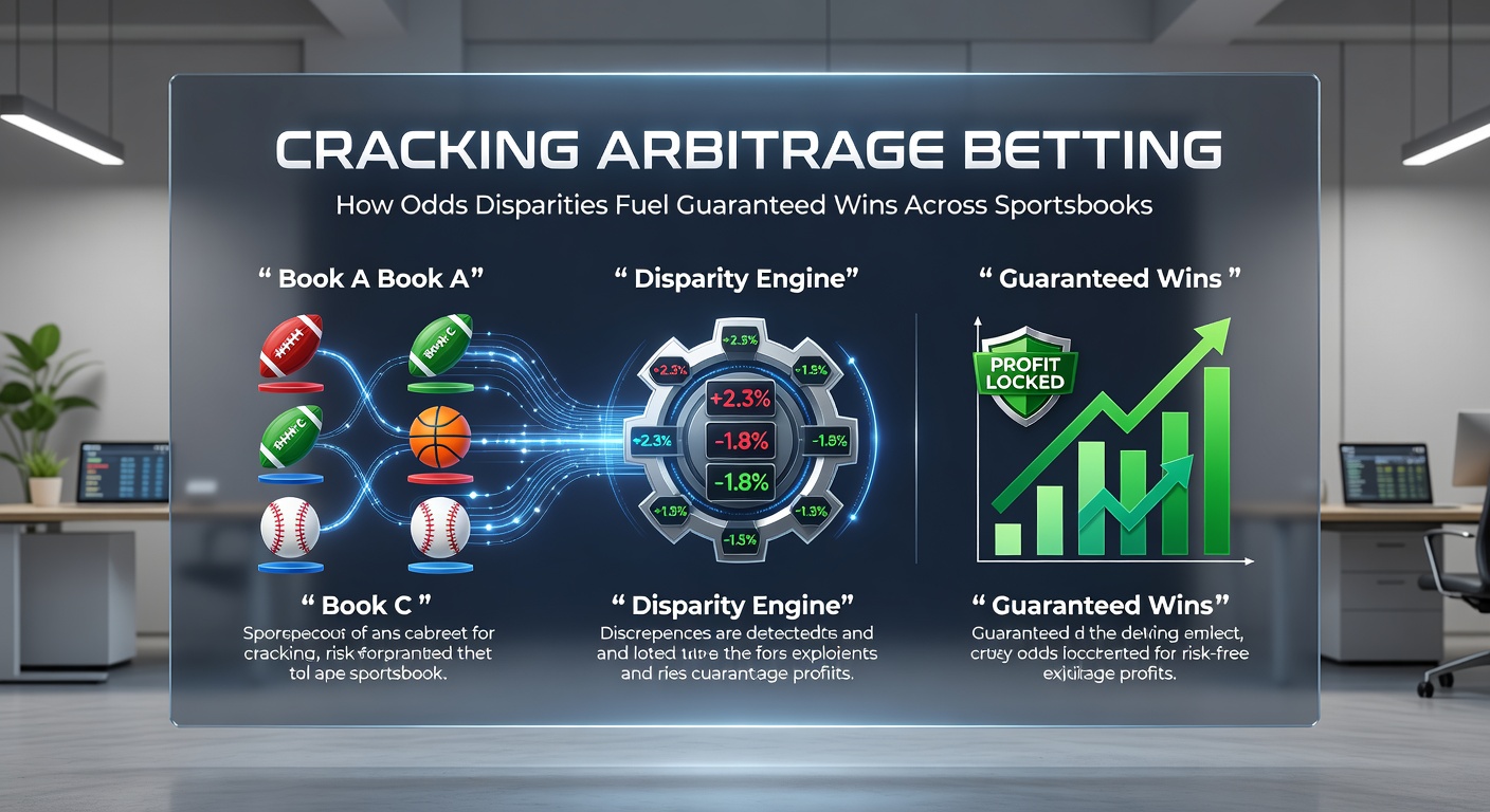 Visual comparison of odds from multiple sportsbooks highlighting a profitable arbitrage opportunity in a soccer match